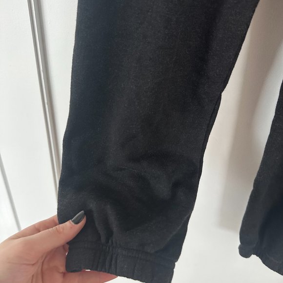 Aviator Nation Sweatpants Logo Stripe Elastic Waistband Black Unisex Sz Small - Picture 6 of 9